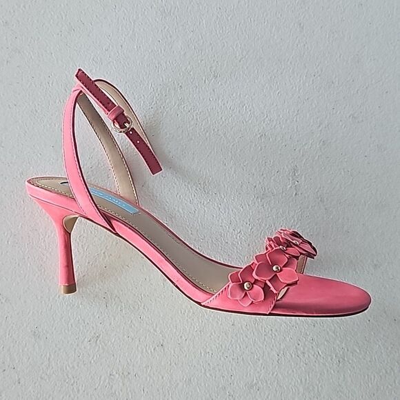 NIB Draper James Alice Heels in Bright Red, Size 7.5 - Picture 2 of 7